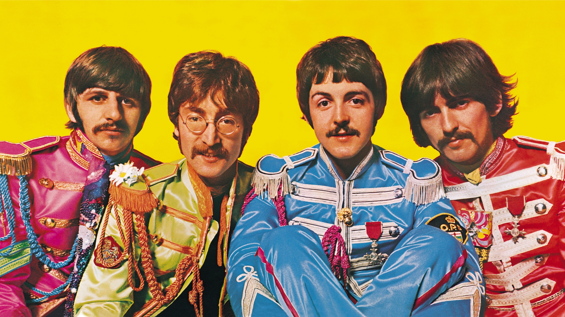 Imagem histórica da banda The Beatles